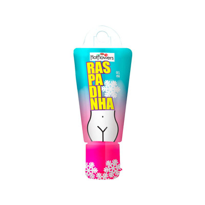 Excitante Feminino a Base D'Água com Efeito Gelado Prolongado - Hot Flowers Raspadinha | 15g