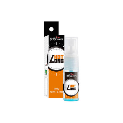 Spray Dessensibilizante Prolongador de Ereção com Efeito de Aquecimento - Hot Long - 12 ml