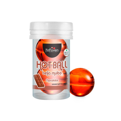Foto 6 do produto Bolinhas Explosivas com Óleos Corporais Beijáveis Aromatizados - Hot Flowers Hot Ball Beija Muito - 2 Unidades | Disponível em 7 Sabores