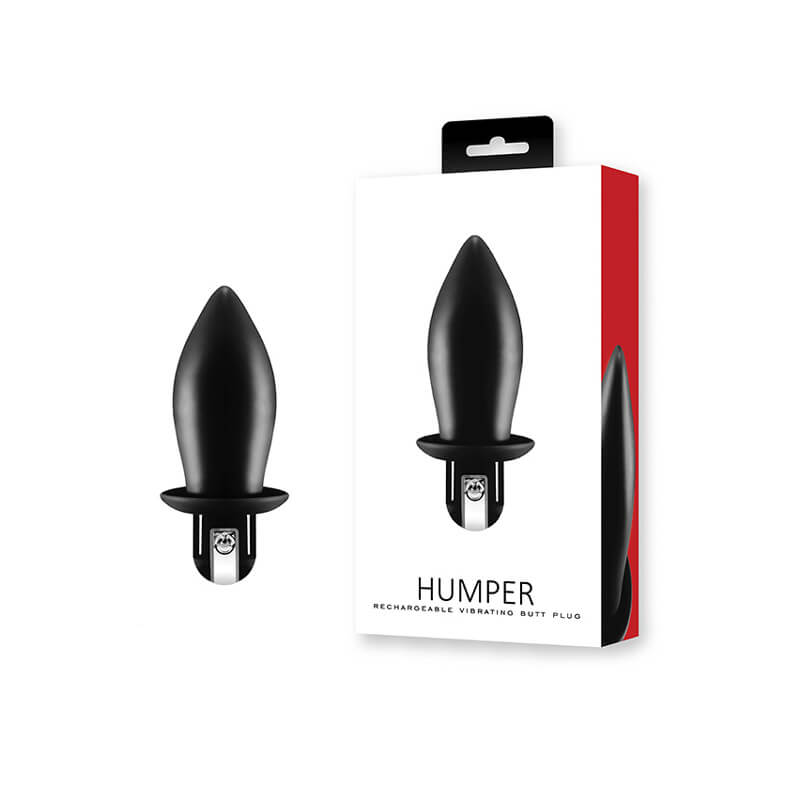 Plug Anal em Silicone com 10 Modos de Vibração e Carregamento via Cabo USB - Humper | 9,6 x 3,4 cm | Disponível em 2 Cores - 4