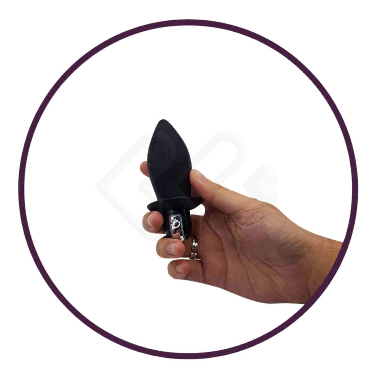 Plug Anal em Silicone com 10 Modos de Vibração e Carregamento via Cabo USB - Humper | 9,6 x 3,4 cm | Disponível em 2 Cores - 6