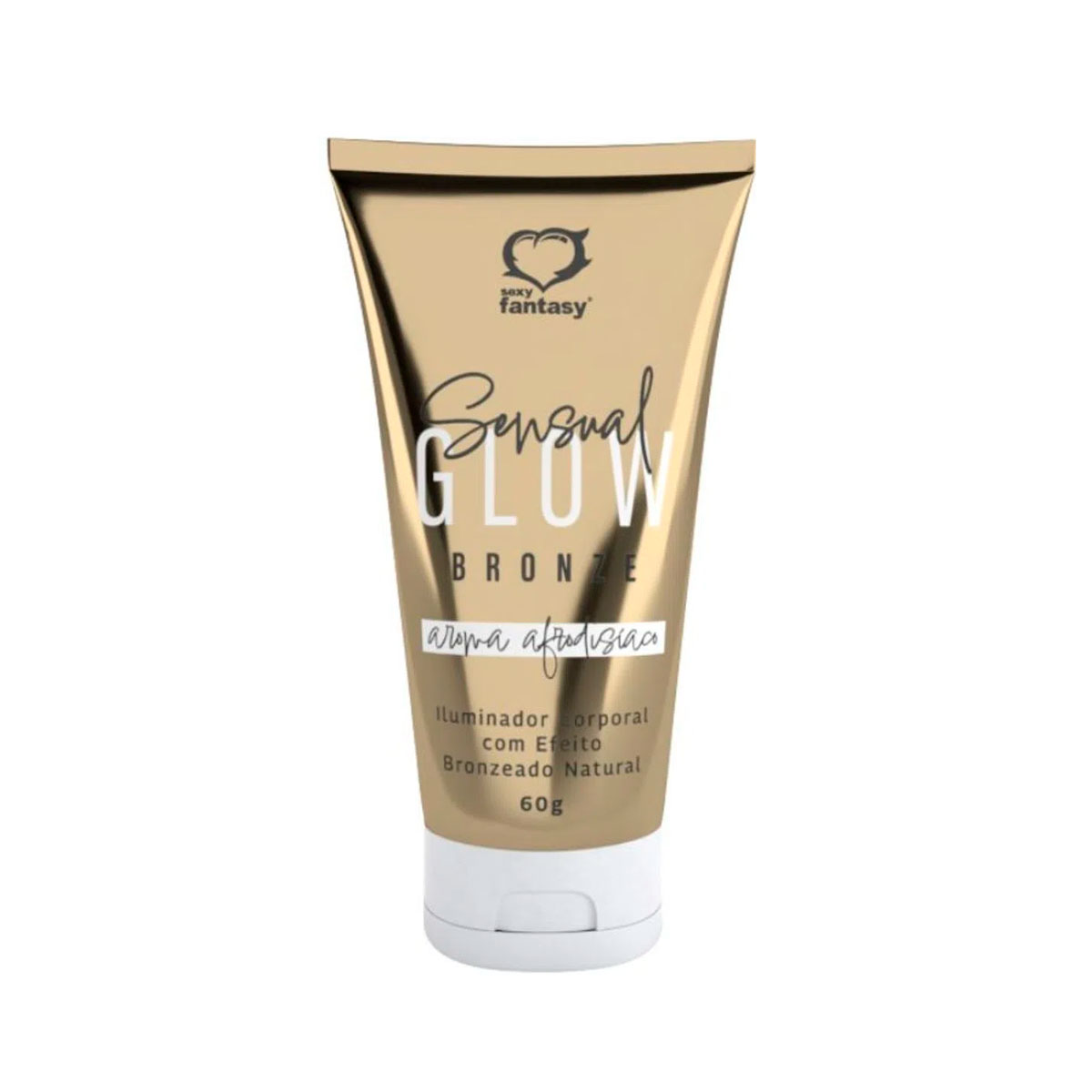 Iluminador Corporal com Efeito Bronze e Aroma Afrodisíaco - Sensual Glow Bronze | 60g | Disponível em 3 Cores - 2