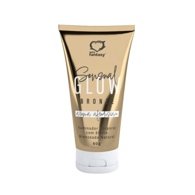 Foto 2 do produto Iluminador Corporal com Efeito Bronze e Aroma Afrodisíaco - Sensual Glow Bronze | 60g | Disponível em 3 Cores