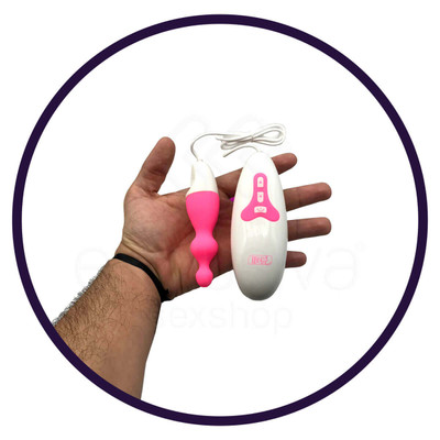 Foto 5 do produto Plug Anal Vibratório com 12 Modos de Vibração e Controle Remoto com Fio - Impulsing Velvet Smooth | 5,5 x 2,8 cm | Disponível em 2 Cores