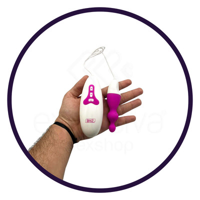 Foto 10 do produto Plug Anal Vibratório com 12 Modos de Vibração e Controle Remoto com Fio - Impulsing Velvet Smooth | 5,5 x 2,8 cm | Disponível em 2 Cores