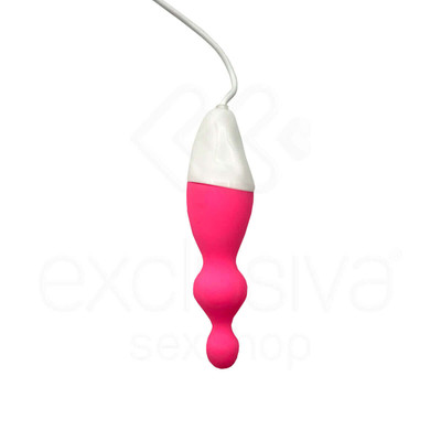Foto 3 do produto Plug Anal Vibratório com 12 Modos de Vibração e Controle Remoto com Fio - Impulsing Velvet Smooth | 5,5 x 2,8 cm | Disponível em 2 Cores