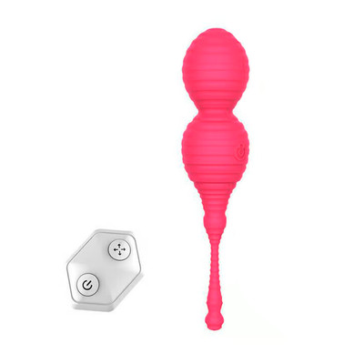 Foto 1 do produto Cápsula Inflável para Pompoarismo em Silicone com 7 Modos de Vibração, Controle Remoto Sem Fio e Recarregável -  Inflatable Kegel Ball | 5,1 x 5,6 cm