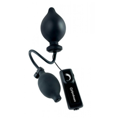 Foto 2 do produto Inflatable XL Sphincter Stretcher - Plug Inflável em Formato Cônico com Vibração Multivelocidade - 14  x 5 cm