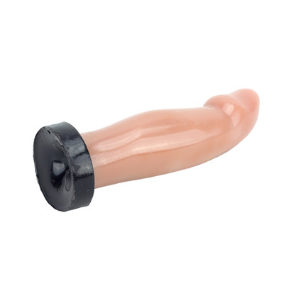 Foto 2 do produto Prótese Peniana em PVC atóxico com Glande Acentuada, Corpo Liso e Base Achatada - InNamorata Avatar N°61 | 15 x 4,3 cm