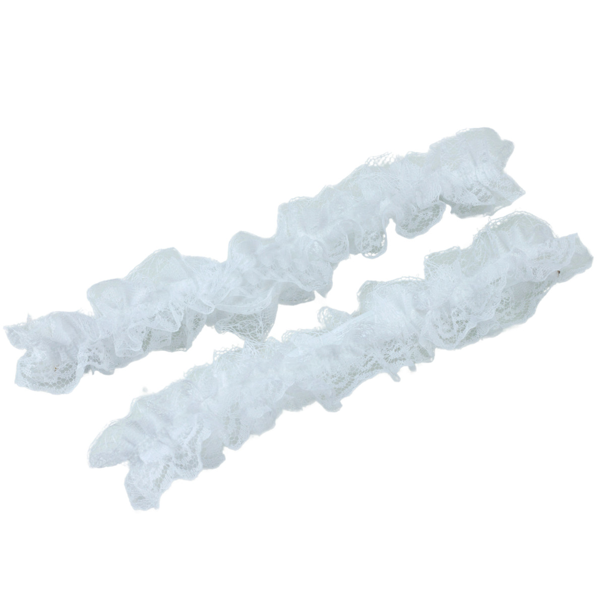 Cinta Liga em Renda Branca com Persex e Calcinha Fio Dental em Tule Transparente - InNamorata Love Items | Tamanho Único - 3