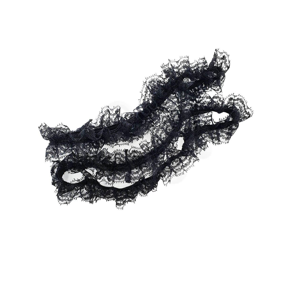 Cinta Liga Preta Renda com Elastano, Persex e Calcinha Fio Dental em Tule Transparente - InNamorata Love Items - Tamanho Único - 6