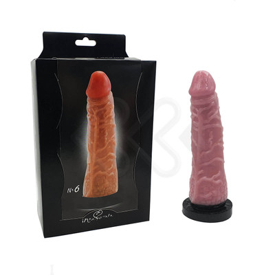 Prótese Peniana Realística com Glande Definida, Veias Salientes e Base Achatada - InNamorata Royal N°06 | 14,8 x 3,4 cm