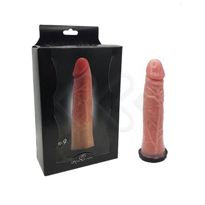 Prótese Peniana Realística com Base Achatada - InNamorata Royal N°09 - 15,2 x 3,1 cm