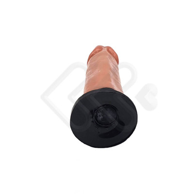 Foto 5 do produto Prótese Peniana Realística em PVC  com Base Achatada, Glande Definida e Leves Texturas Veias - Innamorata Royal N°24 - 17 x 4,4 cm