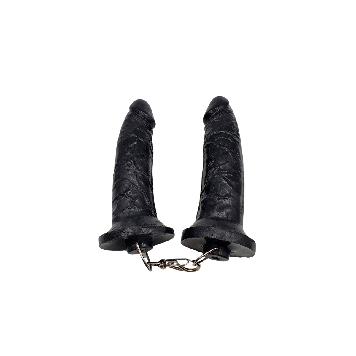 Prótese Peniana Realística Dupla com Glande Definida, Veias Salientes e Mosquetão - InNamorata Royal N°50 | 13 x 3,4 cm | Disponível em 2 Cores - 4