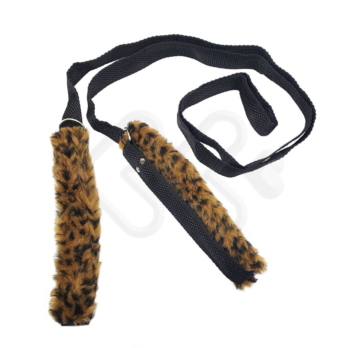 Arreio Estilo "Cavalinho" com Alças em Pelúcia e Coleira em Couro com Venda Ajustável - InNamorata Sex Night | Disponível em 5 Cores - 3