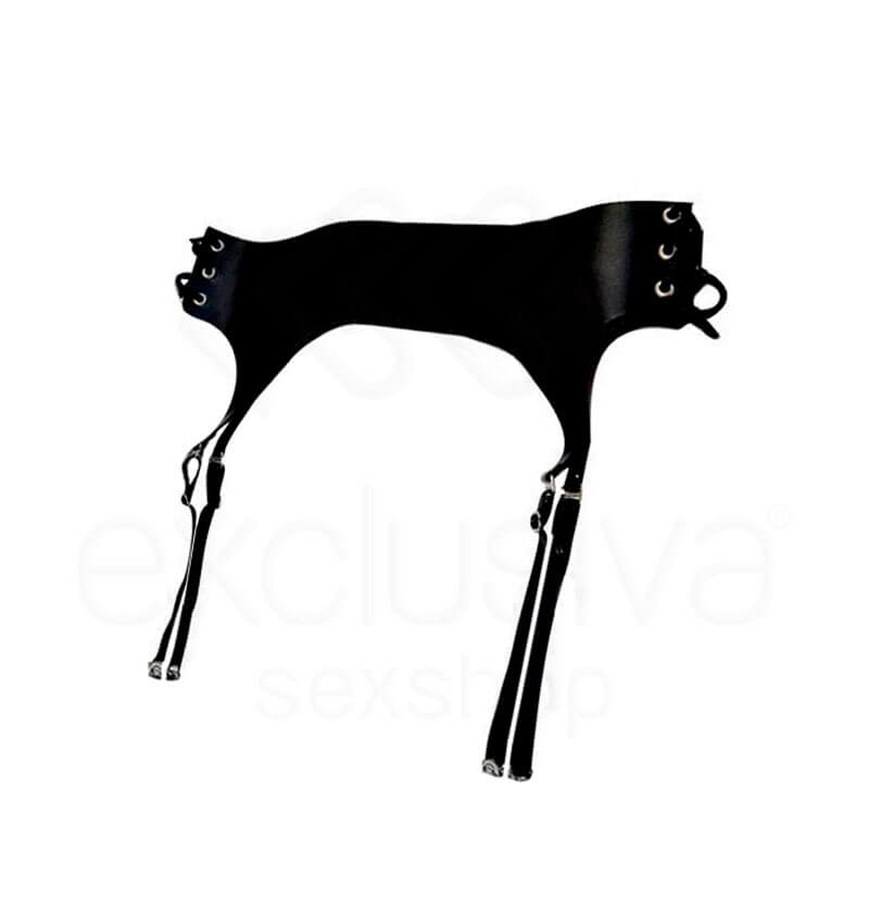 Cinta Liga em Couro Ecológico com Ajustes nas Laterais - InNamorata Sex Night | Tamanho Único - 2