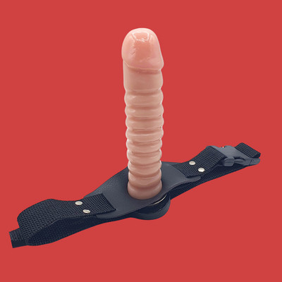 Cinta Peniana Ajustável para Cintura em Nylon e Prótese Peniana Escalonada - InNamorata Sex Night | 16,5 x 3,8 cm