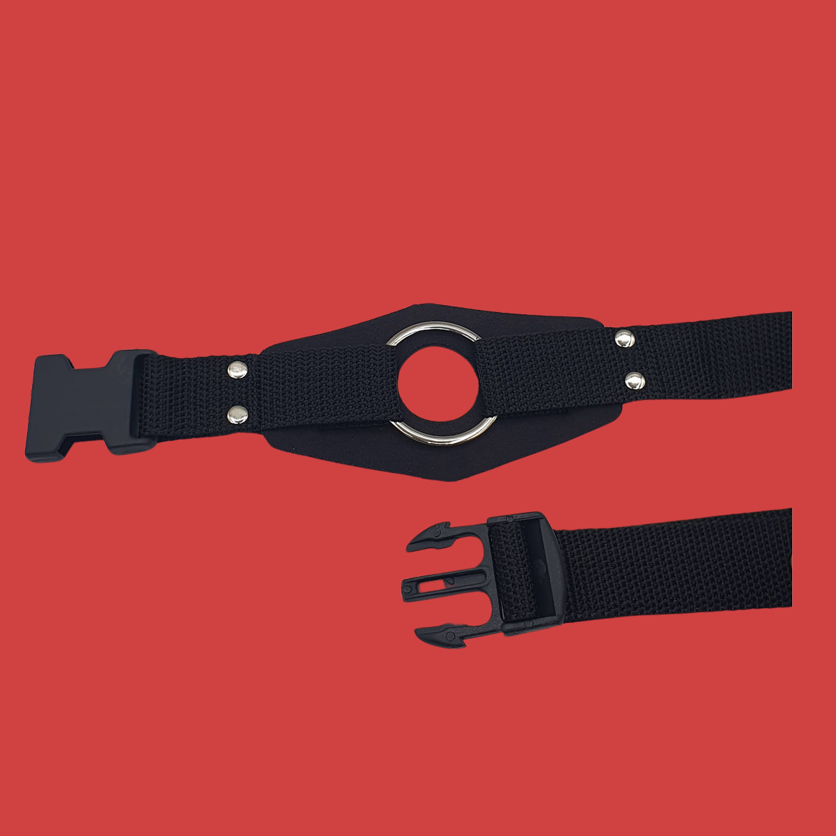 Cinta Peniana Ajustável para Cintura em Nylon e Prótese Peniana Escalonada - InNamorata Sex Night | 16,5 x 3,8 cm - 3