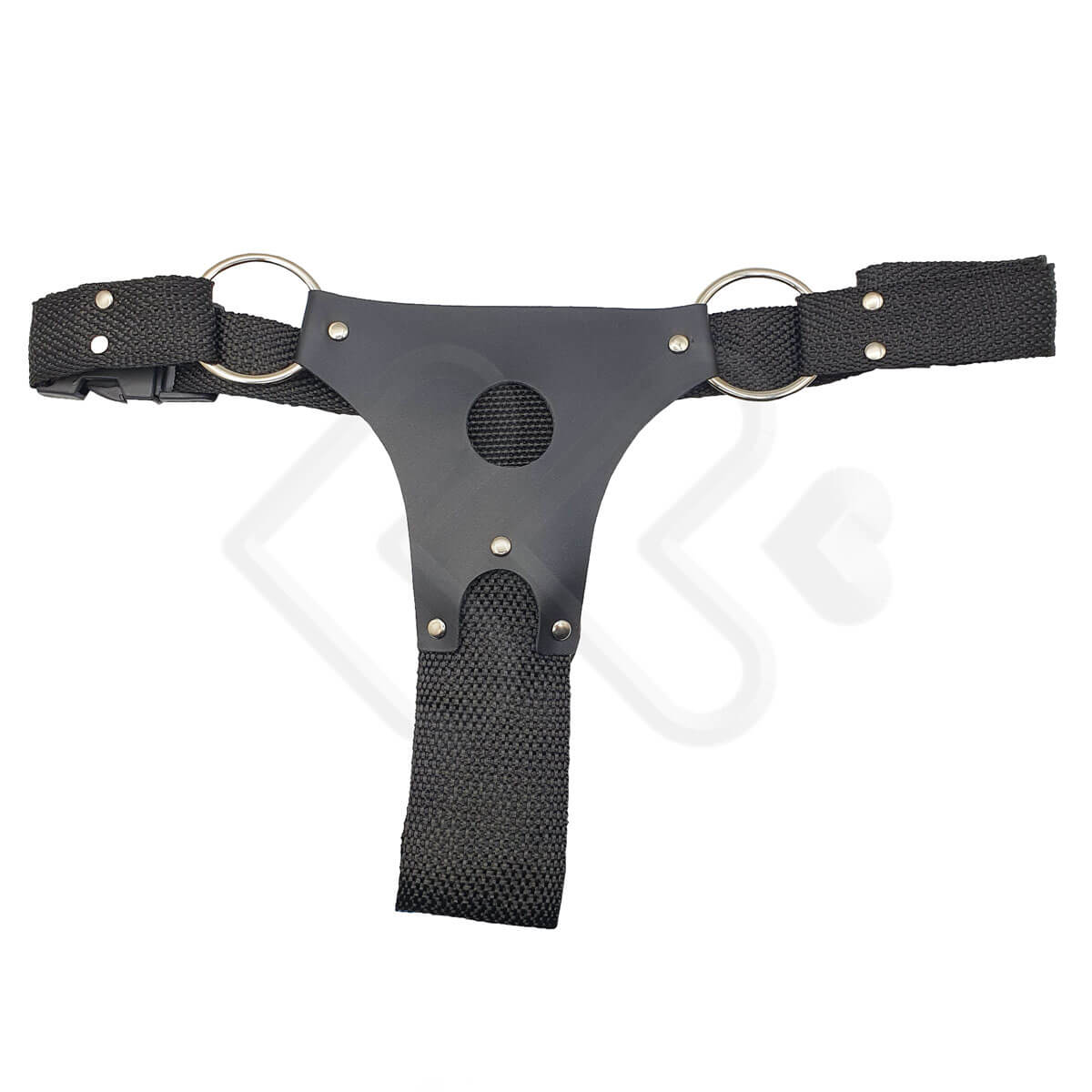 Cinta Peniana Tipo Sumô em Nylon e Couro Sintético - InNamorata Sex Night - 2