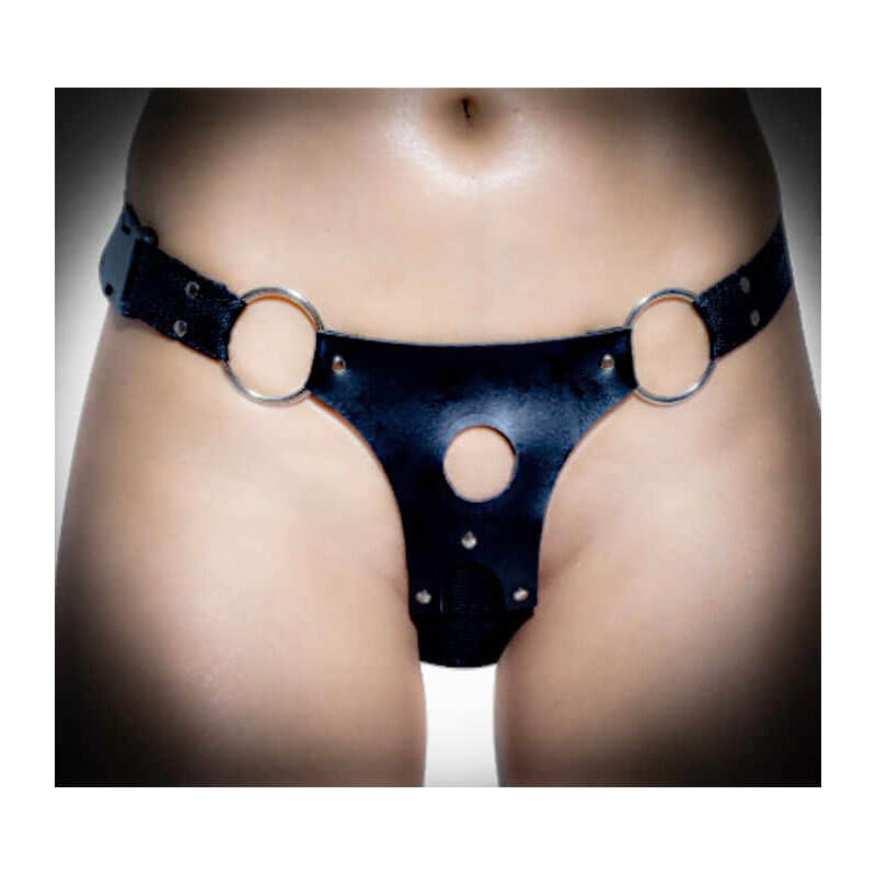 Cinta Peniana Tipo Sumô em Nylon e Couro Sintético - InNamorata Sex Night - 5