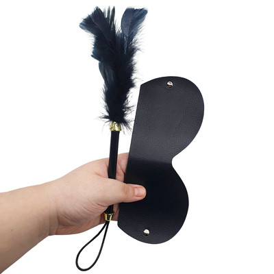 Kit Bondage com Pluma e Venda para os Olhos - InNamorata Sex Night | Disponível em 2 Cores