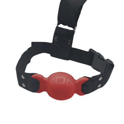 Foto 13 do produto Kit Gag Ball com Algemas Ajustáveis, Mordaça em Nylon e Venda em Couro Ecológico - InNamorata Sex Night | Disponível em 8 Cores