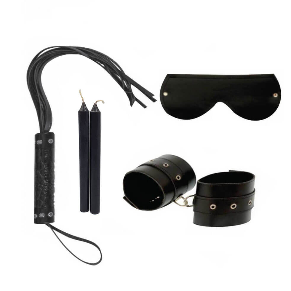 Kit Sadomasoquista Brincando com Fogo - InNamorata Sex Night | 6 Itens | Disponível em 2 Cores - 7