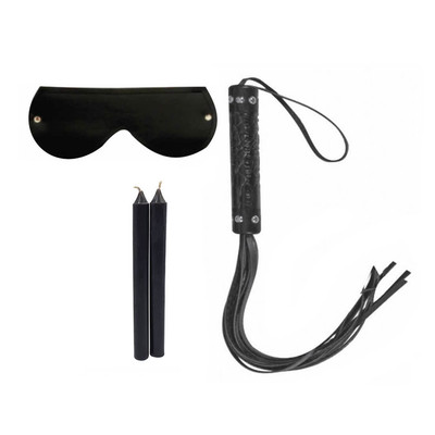 Kit Sadomasoquista Brinque com Fogo 1 - InNamorata Sex Night - 4 Itens