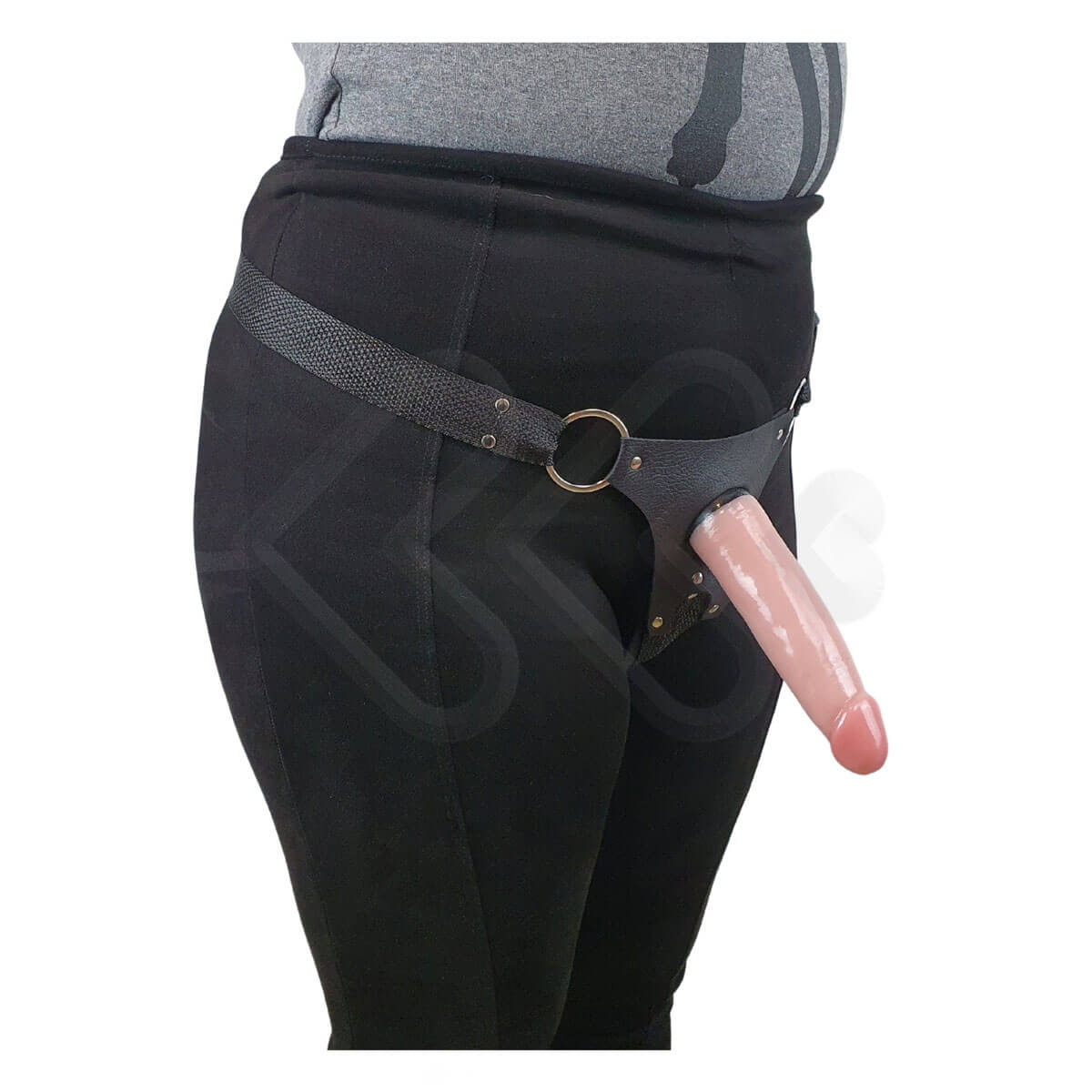 Cinta Peniana Invertida StrapOn Ajustável com 2 Próteses Penianas Realísticas - InNamorata StrapOn Inversão - 8