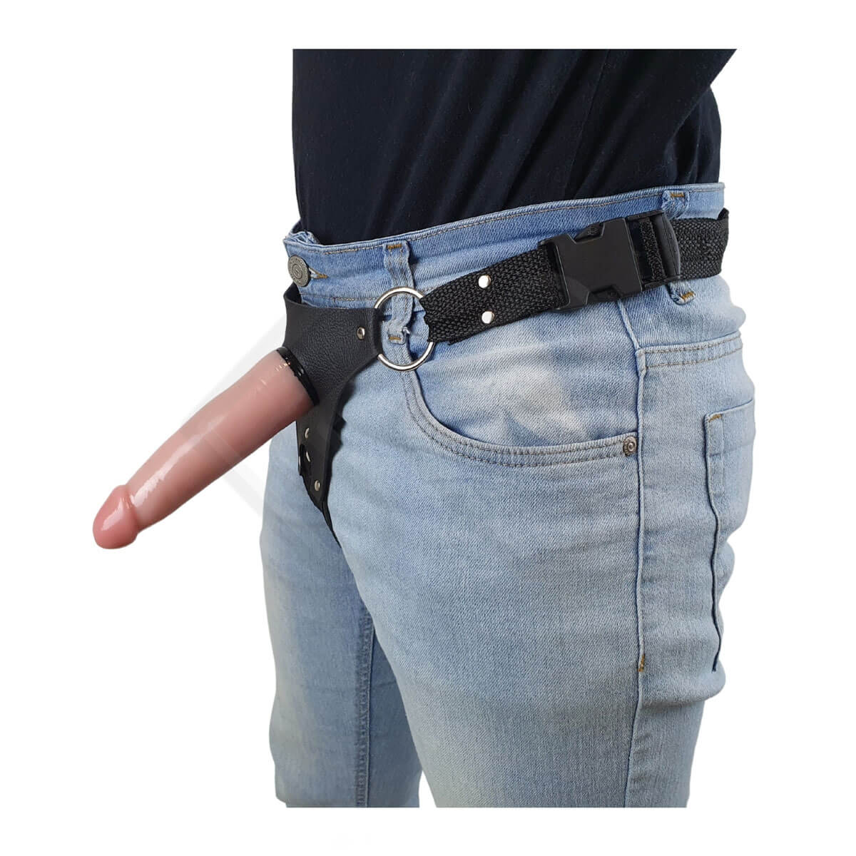 Cinta Peniana Invertida StrapOn Ajustável com 2 Próteses Penianas Realísticas - InNamorata StrapOn Inversão - 5