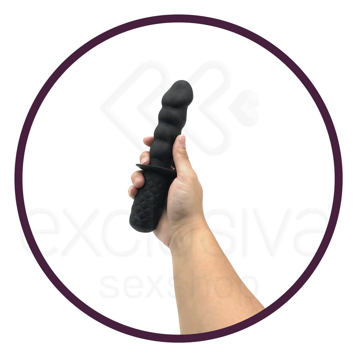 Plug Anal com Formato de Pênis em Silicone com 10 Modos de Vibração e Recarregável - Intimate Plug 4.5" | 11 x 3,5 cm - 4