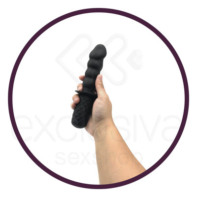Foto 4 do produto Plug Anal com Formato de Pênis em Silicone com 10 Modos de Vibração e Recarregável - Intimate Plug 4.5" | 11 x 3,5 cm