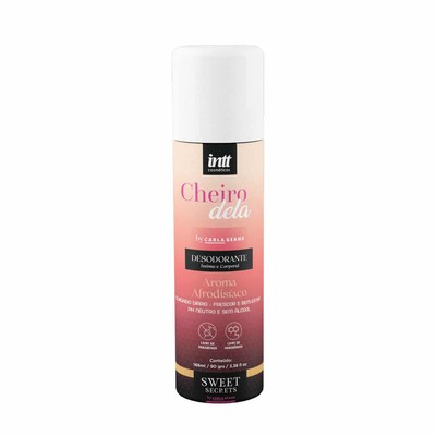 Desodorante Íntimo e Corporal Feminino com Aroma Afrodisíaco - Intt Cheiro Dela Sweet Secrets By Carla Geane | 166 ml