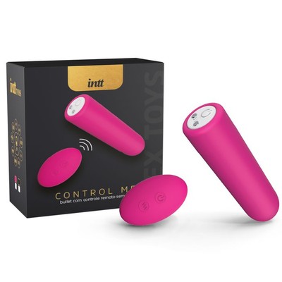 Foto 7 do produto Bullet com Controle Remoto Sem Fio, 9 Modos de Vibração e Recarregável - Intt Control Me | 7 x 1,5 cm | Disponível em 2 Cores