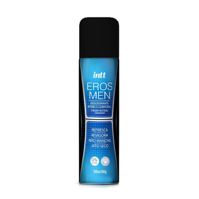 Desodorante Íntimo e Corporal Masculino com Jato Seco - Intt Eros Men | 166ml