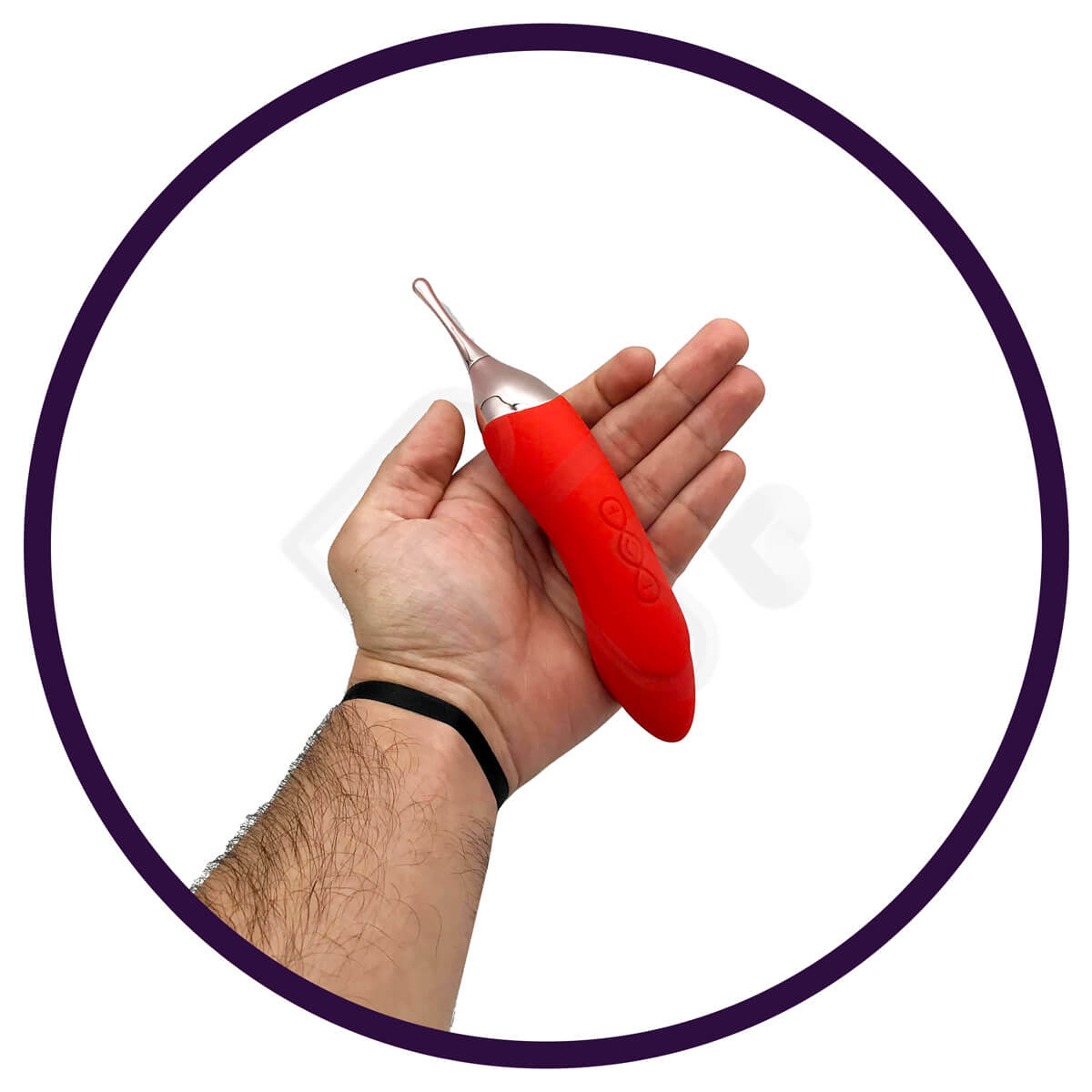 Estimulador de Clitóris com 3 Modos de Estimulação e Vibrador de Ponto G com 10 Modos de Vibração, Recarregável via "USB" - Intt Especial Luxury Clitomax - 9,7 x 3,1 cm - 4