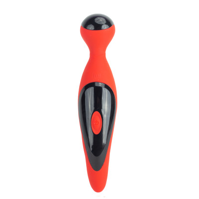Foto 2 do produto Massageador Corporal e Estimulador de Clitóris em Silicone Atóxico com 7 Modos de Vibração e Carregamento Via USB - Intt Especial Luxury Hebe | 18,2 x 3,9 cm