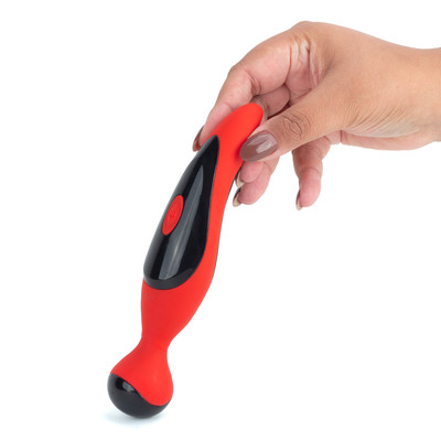 Massageador Corporal e Estimulador de Clitóris em Silicone Atóxico com 7 Modos de Vibração e Carregamento Via USB - Intt Especial Luxury Hebe | 18,2 x 3,9 cm