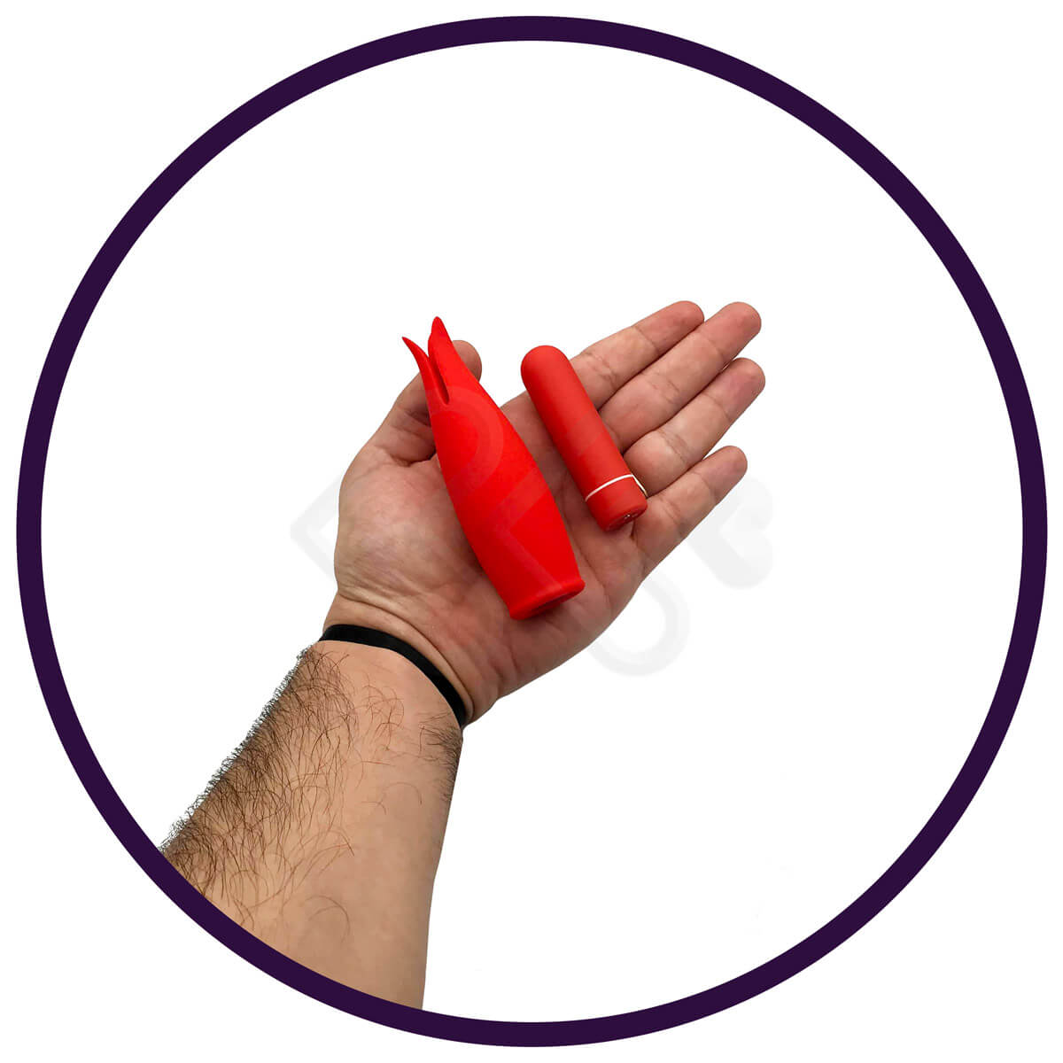 Bullet Vibratório á Prova D'Água com 9 Modos de Vibração, Capa Estimuladora e Carregamento via Magnetismo - Intt Especial Luxury Tulipa - 11,2 x 3,2 cm - 3