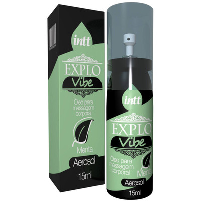 Foto 1 do produto Intt Explo Vibe - Spray Corporal Comestível com Efeito Efervescente - 15 ml | Sabor: Menta