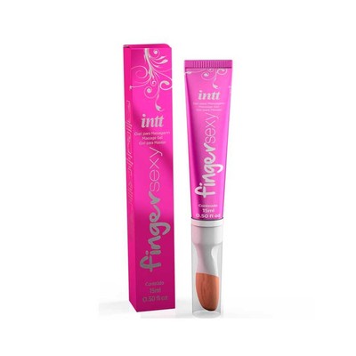 Foto 1 do produto Gel Vasodilatador Excitante Feminino com Efeitos de Calor, Frio e Vibração - Intt Finger Sexy | 15g