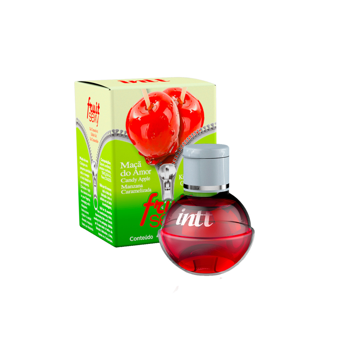 Gel Beijável Corporal que Esquenta - Intt Fruit Sexy - 40 ml | Disponível em 14 Aromas - 2