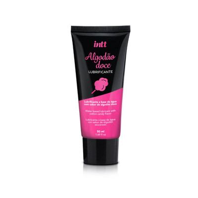 Gel Lubrificante a Base de Água - Intt - 50 ml | Sabor: Algodão Doce