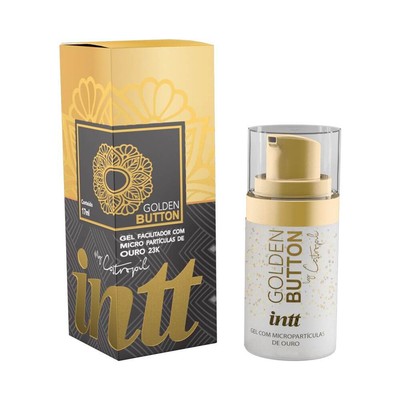 Gel Facilitador Para Sexo Anal com Micro Partículas de Ouro 23K - Intt Golden Button By Castropil | 17ml