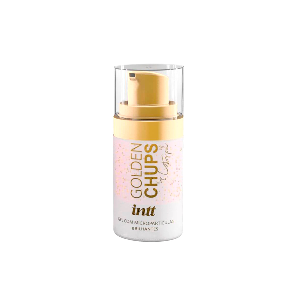 Gel Beijável com Sabor de Bala de Framboesa e Efeito Quente - Intt Golden Chups By Castropil | 17ml - 2