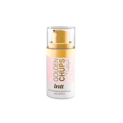 Foto 2 do produto Gel Beijável com Sabor de Bala de Framboesa e Efeito Quente - Intt Golden Chups By Castropil | 17ml