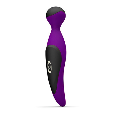 Vibrador Massageador Corporal em ABS e Silicone Atóxico com 7 Modos de Vibração, Carregamento Via USB - Intt Toys Hebe | Disponível em 2 Cores