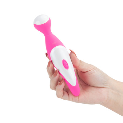 Vibrador Massageador Corporal em ABS e Silicone Atóxico com 7 Modos de Vibração, Carregamento Via USB - Intt Toys Hebe | Disponível em 2 Cores