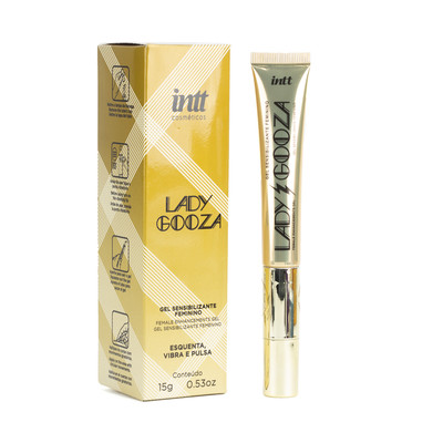 Gel Excitante Feminino com 7 Funções e Vibração Única - Intt Lady Gooza | 15g